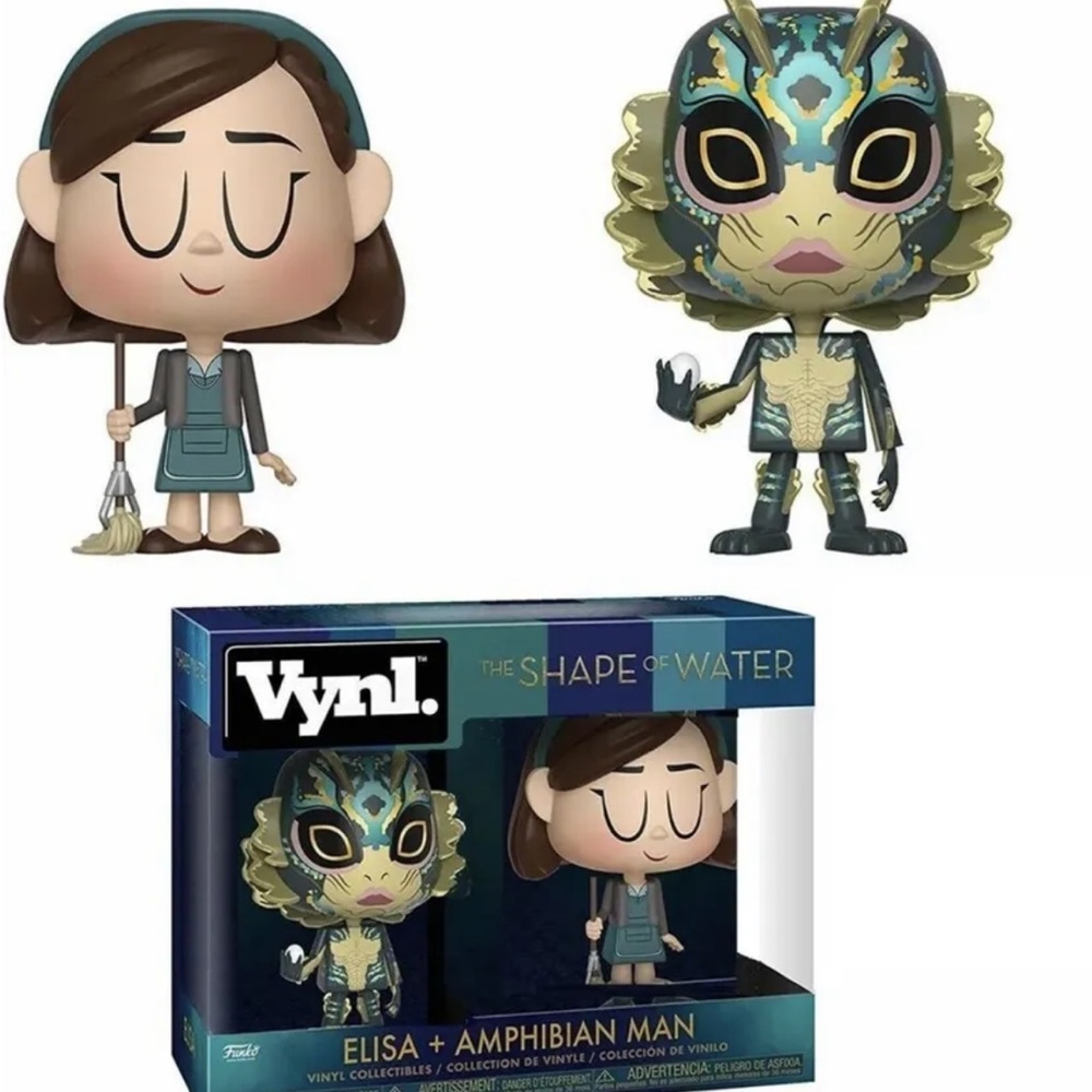 Funko The Shape of Water Vynl. Elisa & Amphibian Man Vinyl Figure 2-Pack